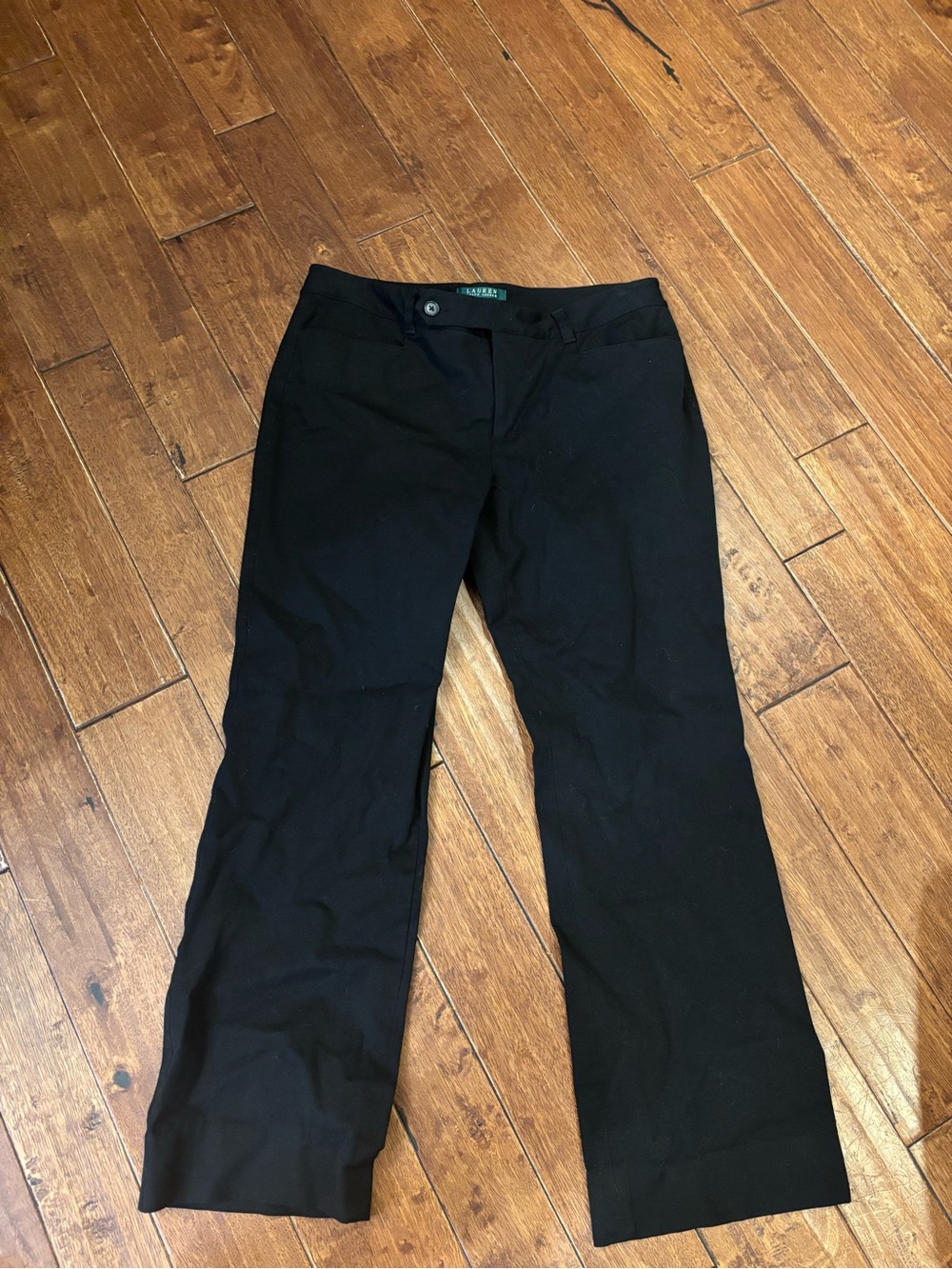 Lauren Ralph Lauren Adelle Black Career Pants 12